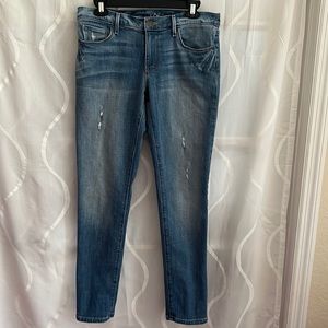 Loft, Relaxed, Distressed, Skinny Jeans, Size 2
